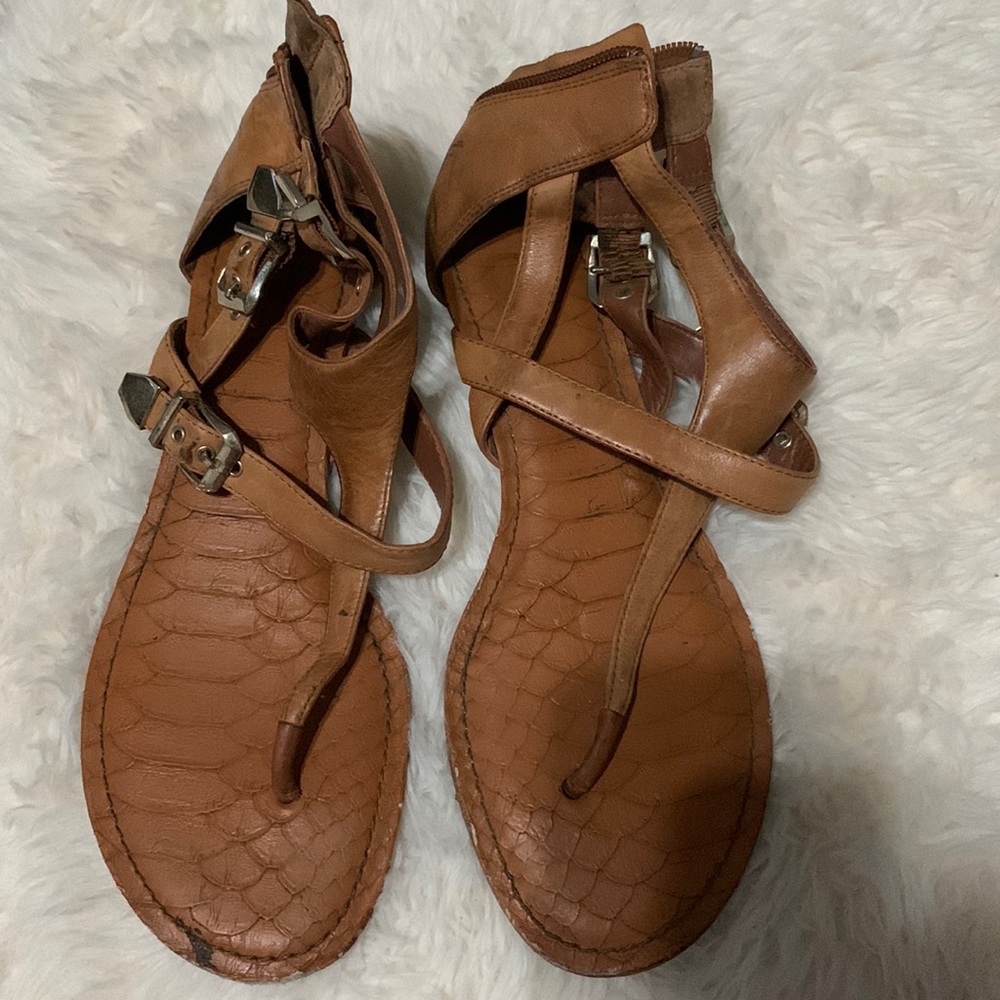 Brown sandals